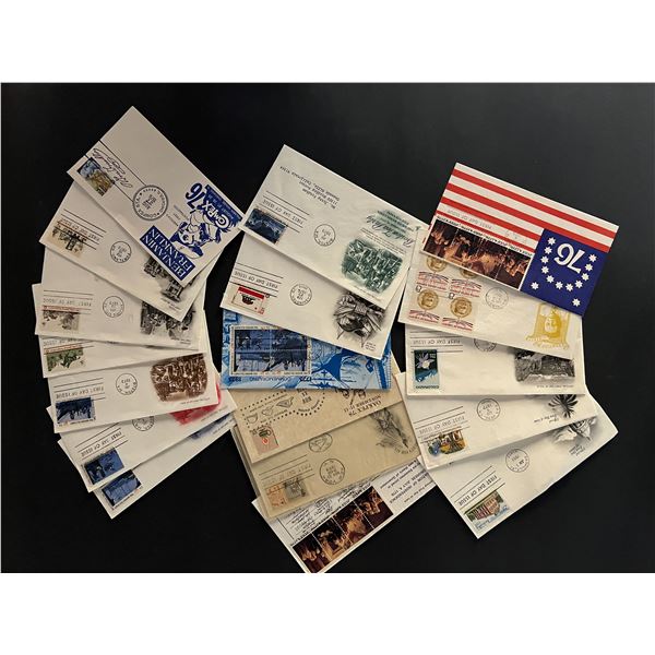 Lot of 20 USA commemorative FDC's