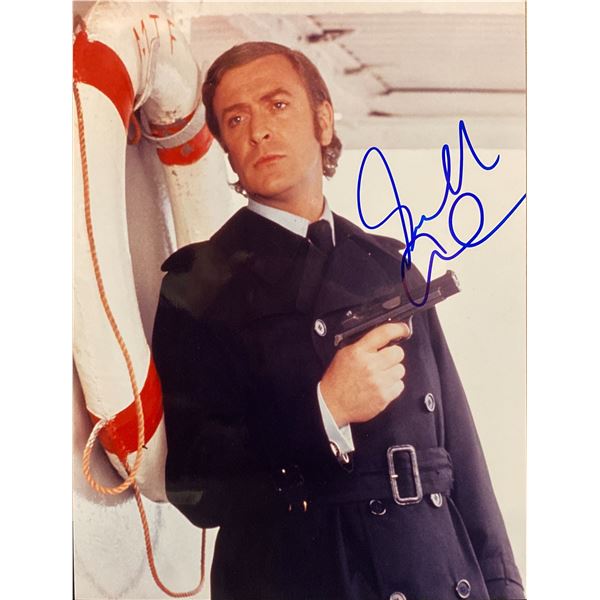 Michael Caine signed "The Ipcress File" movie photo