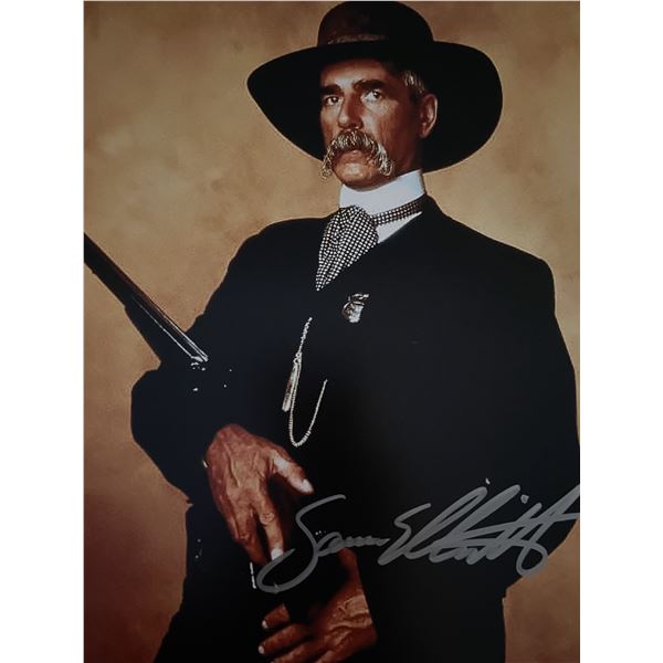 Tombstone Sam Elliott signed movie photo