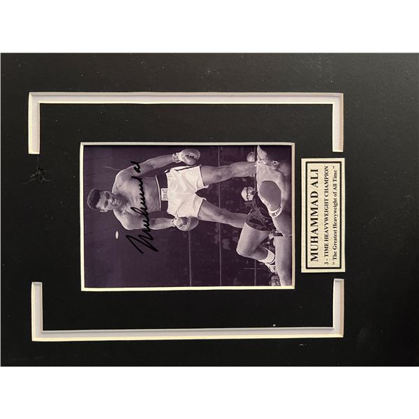 Muhammad Ali signed photo
