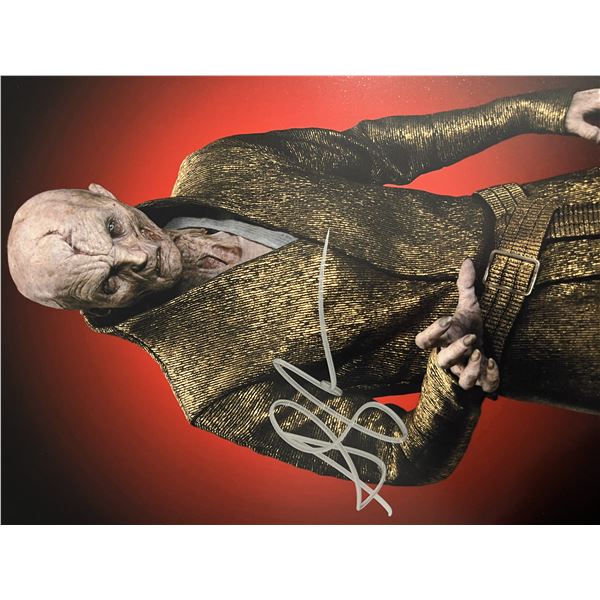 Star Wars Andy Serkis signed movie photo