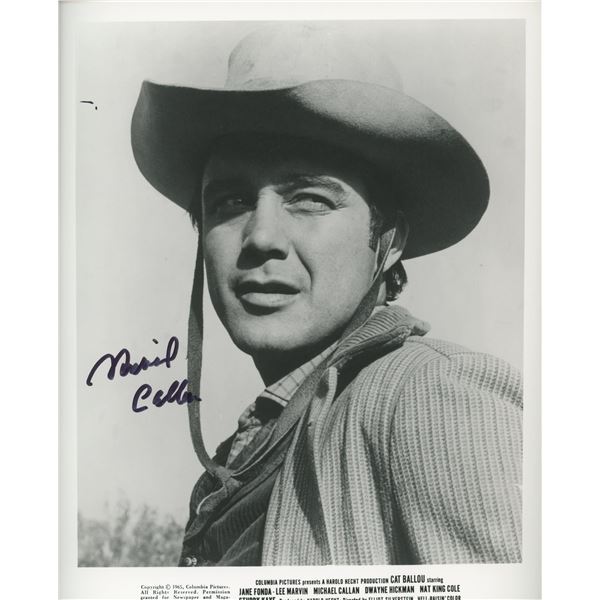 Michael Callan signed "Cat Ballou" photo