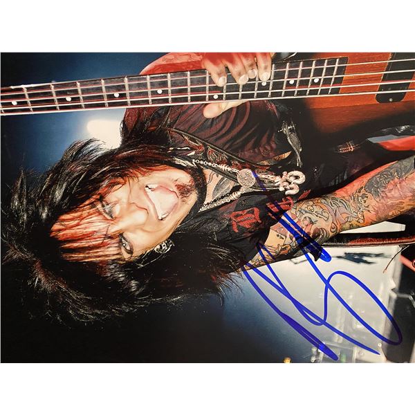 Motley Crue Nikki Sixx signed photo