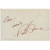 Image 1 : Pat Boone signed note