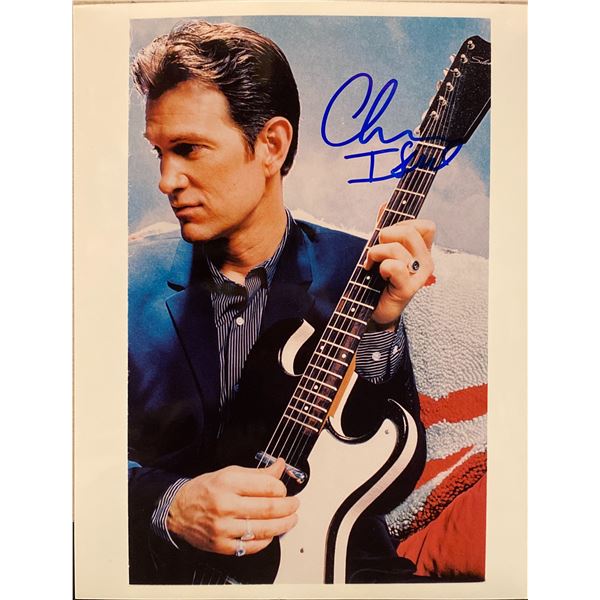 Chris Isaak signed photo