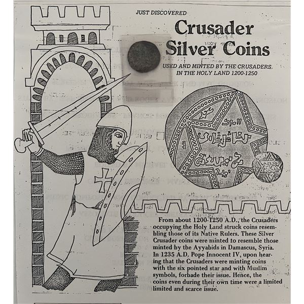 Crusader silver coin