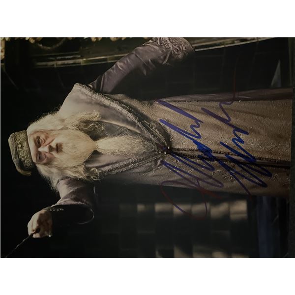 Harry Potter Michael Gambon signed movie photo