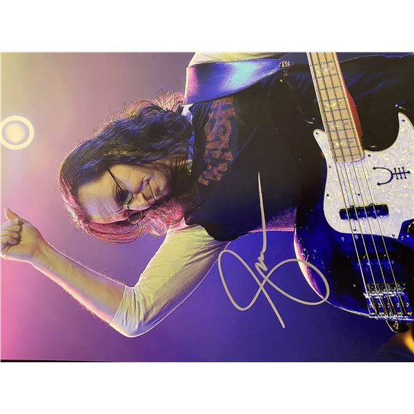 Rush Geddy Lee signed photo. GFA Authenticated