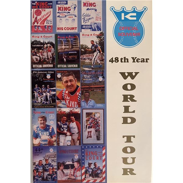 The King and His Court 48th year program. 7x11 inches