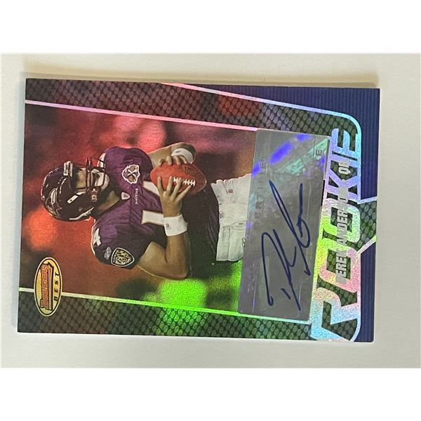 Derek Anderson signed autograph card