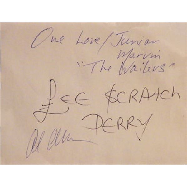 Junior Marvin & The Wailers signature slip