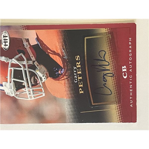 Clemson Tigers Gary Peters signed 2015 Sage Hit #A100 trading card