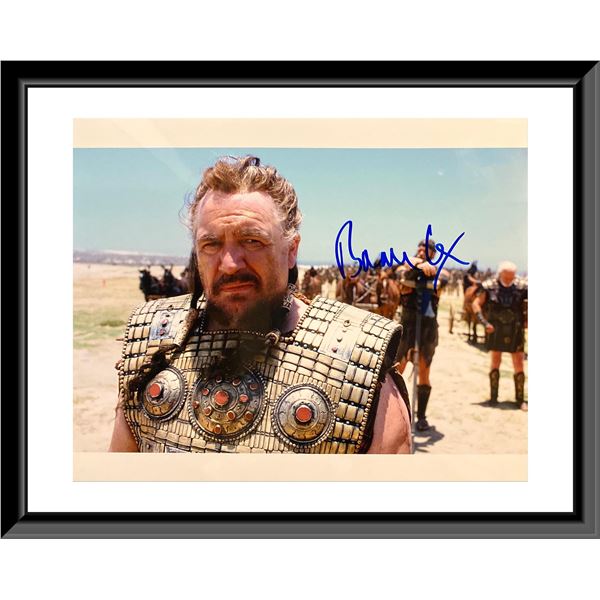 Troy Signed Movie Photo Autographed by Brian Cox. 8x10 inches