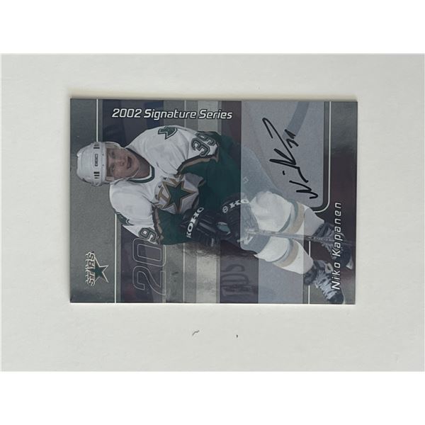 Dallas Stars Niko Kapanen 2002 Signature Series #232 signed trading card