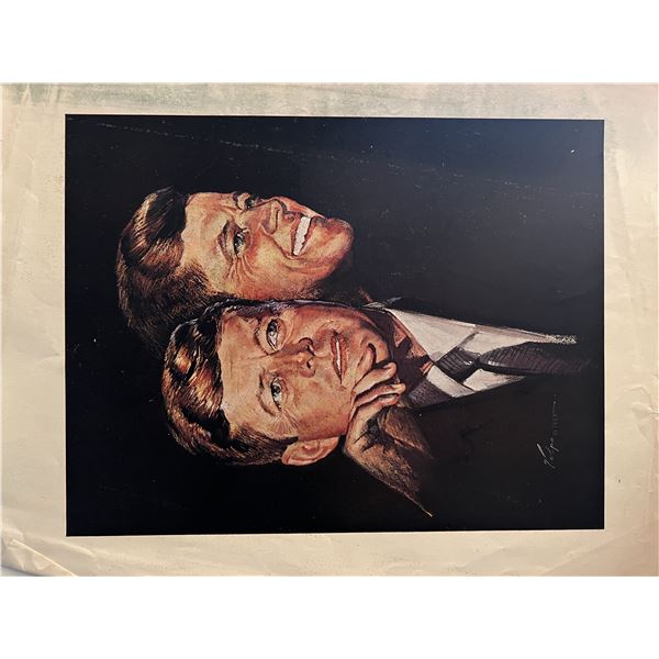 John F. Kennedy print. 11x14 inches