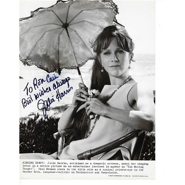 The Moving Target Julie Harris signed movie photo