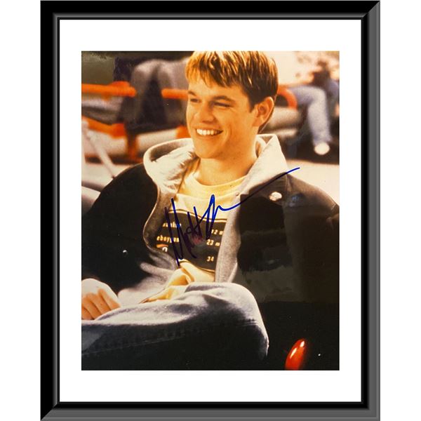 Dogma Signed Movie Photo Autographed by Matt Damon. 8X10 Inches