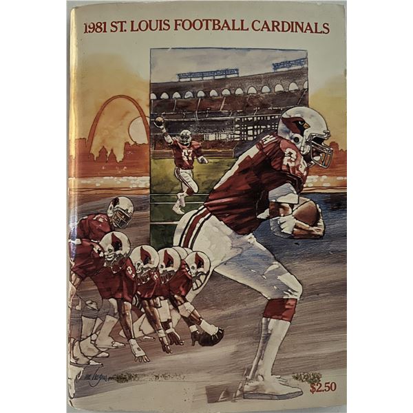 1981 St. Louis Cardinals team program