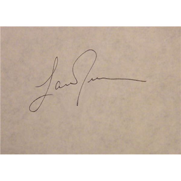 Lana Turner signature slip