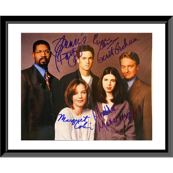 Now and Again signed photo autographed by   Eric Close, Dennis Haysbert, Margaret Colin, Heather Mat