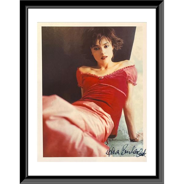 Helena Bonham Carter Signed Photo. 8X10 Inches