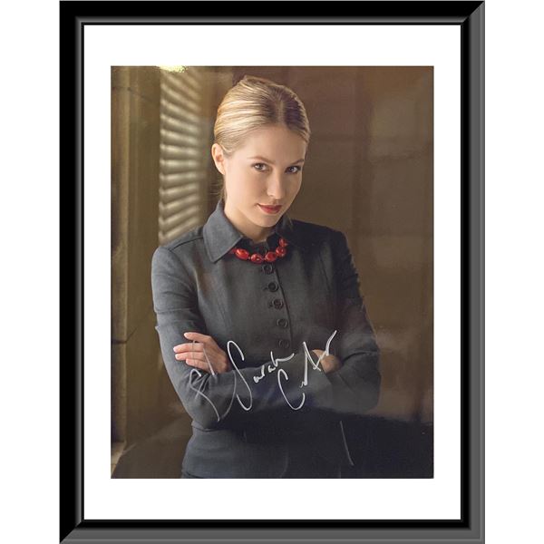 Sarah Carter Signed Photo. 8X10 Inches