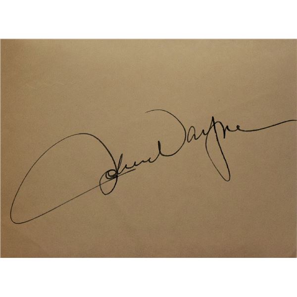 John Wayne signature slip