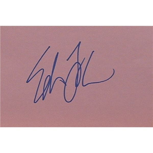 Sopranos Edie Falco signature slip