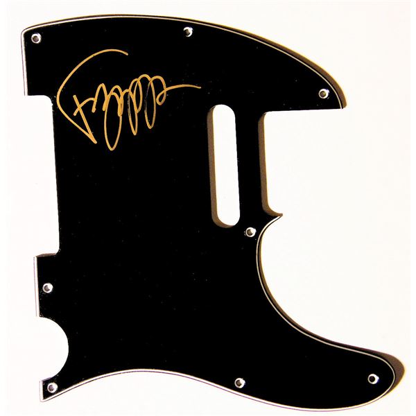 Frank Zappa signed pickguard