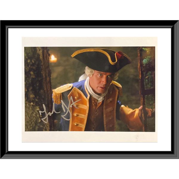 Pirates of the Caribbean Signed Movie Photo Autographed by Jack Davenport. 8X10 Inches