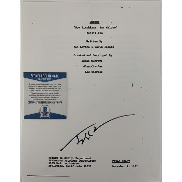 Ted Danson signed Cheers script - Beckett