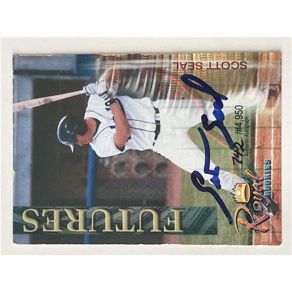 Scott Seal 2000 Royal Rookies Futures #27 signed trading card - certified.