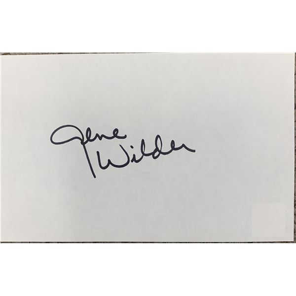 Gene Wilder original Young Frankenstein signature