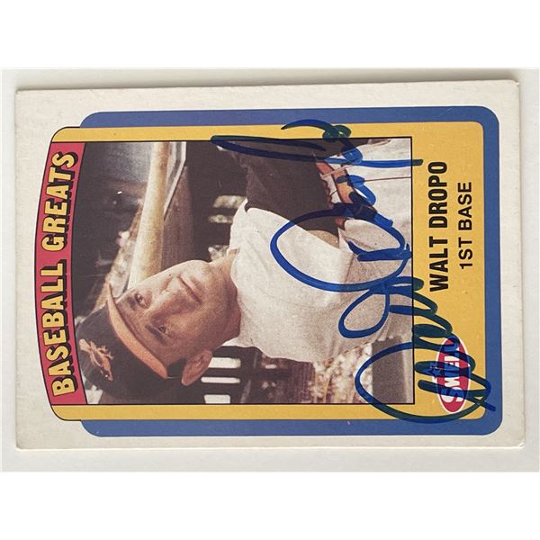Orioles Walt Dropo signed Swell Baseball Greats #57 trading card
