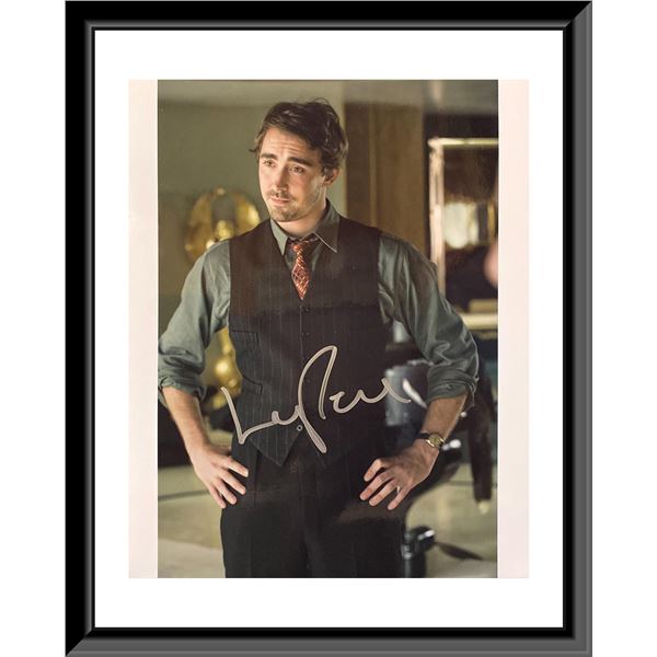 Miss Pettigrew Lives for a Day signed movie photo autographed by Lee Pace. 8X10 Inches