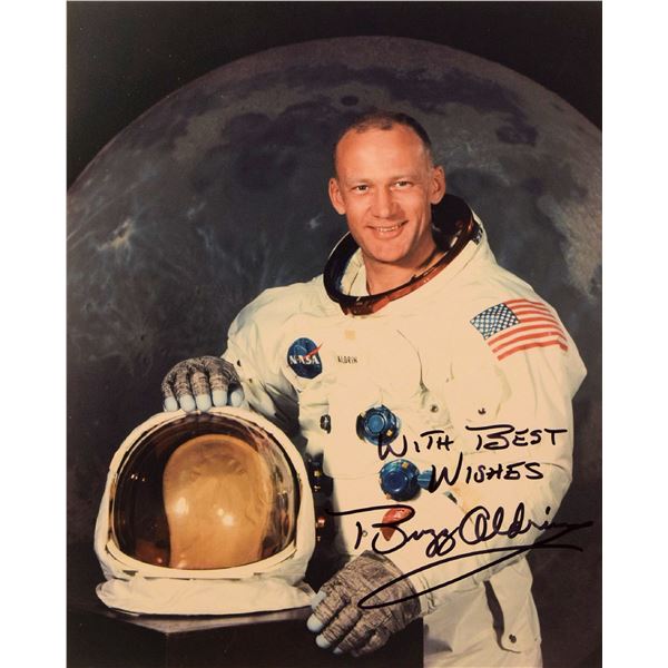 Buzz Aldrin signed photo