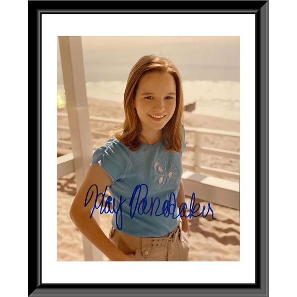 Kay Panabaker signed photo. 8X10 Inches