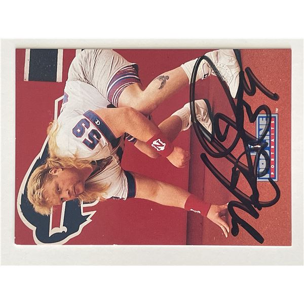 Buffalo Bills Mitch Frerotte 1992 NFL #360 signed trading card
