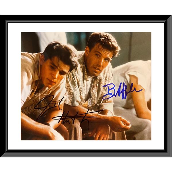 Pearl Harbor signed movie photo autographed by Ben Affleck and Josh Hartnett. 8X10 Inches