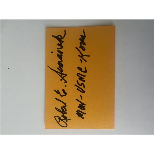 USMC Robert E. Simanek original signature