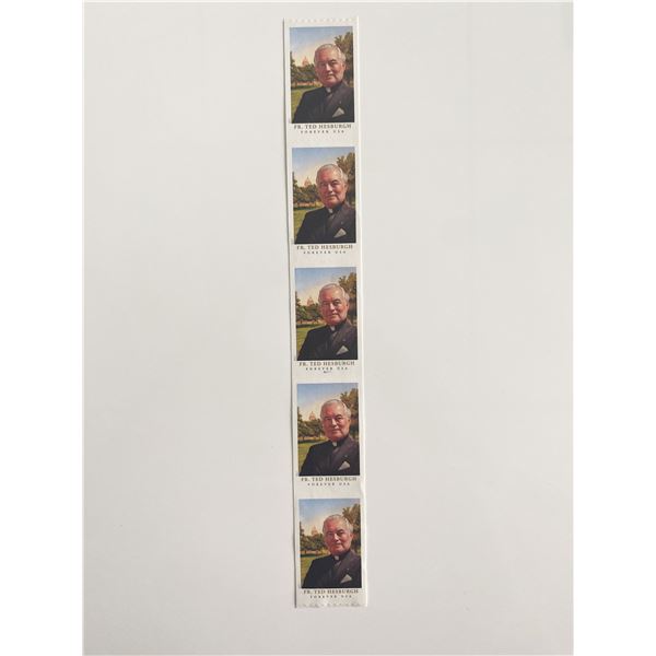 Father Ted Hesburgh Forever USA Set of 5