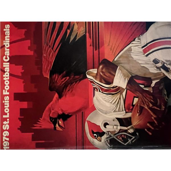 1979 St. Louis Cardinals program. 5x7 inches