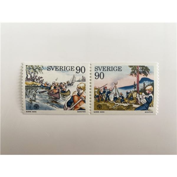Sweden Bjorg Bern Set of 2 stamps