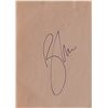 Image 1 : Roger Moore signature slip