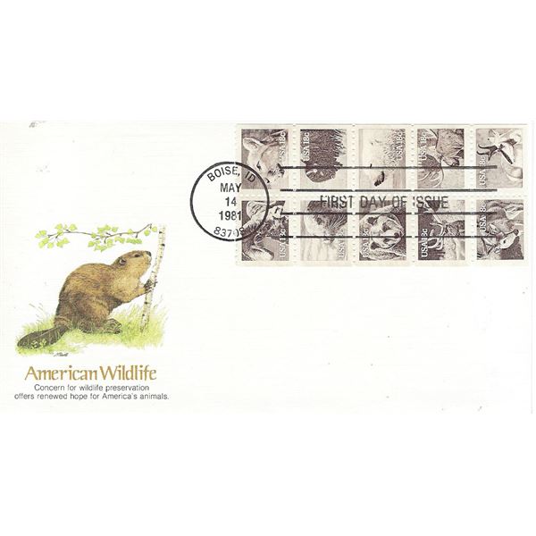 American Wildlife FDC