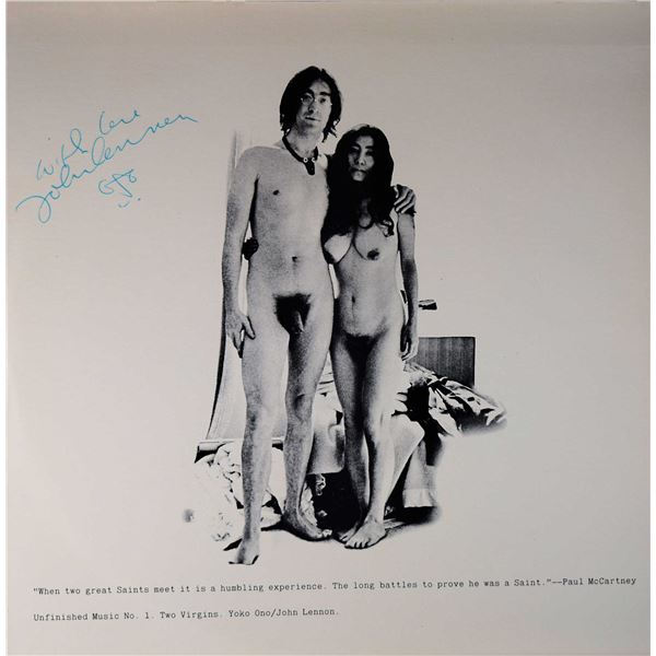 John Lennon signed Two Virgins album