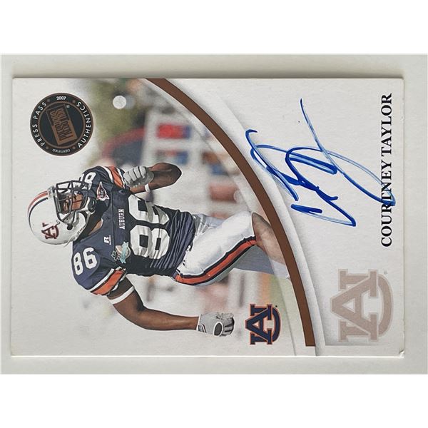 Courtney Taylor signed 2007 Press Pass Authentics #61 trading card