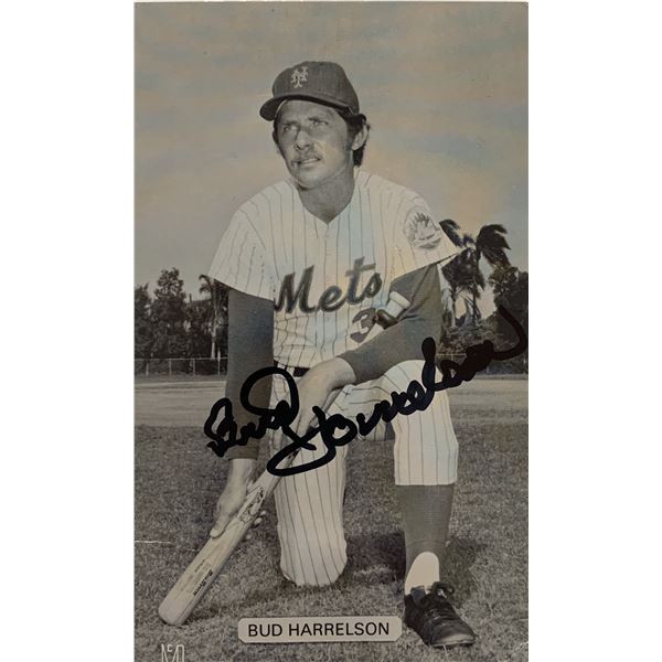 NY Mets Bud Harrelson signed photo