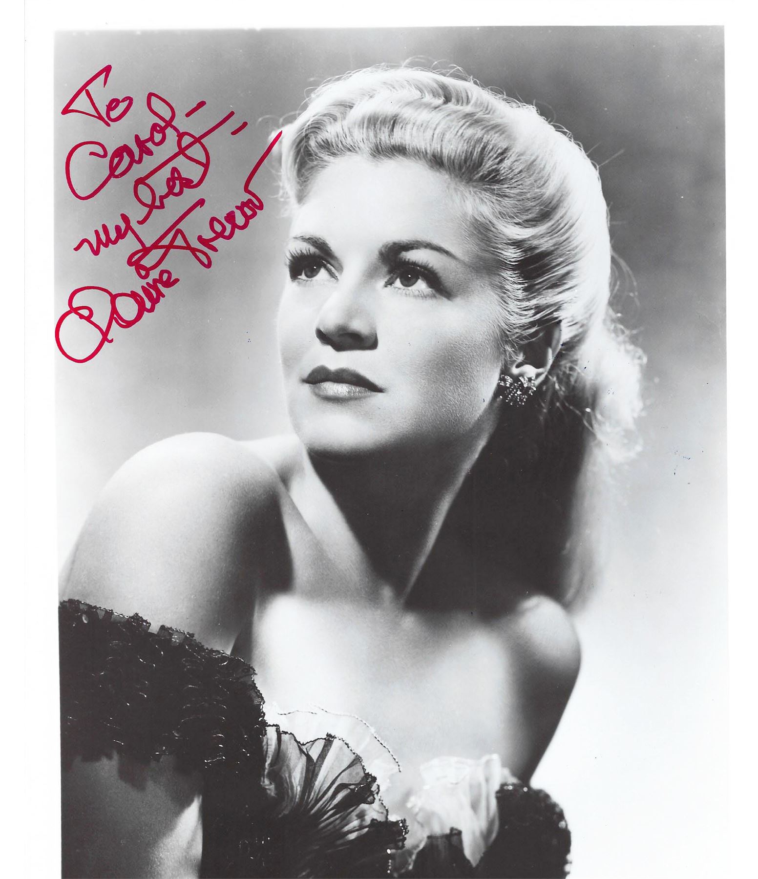 Claire Trevor signed photo
