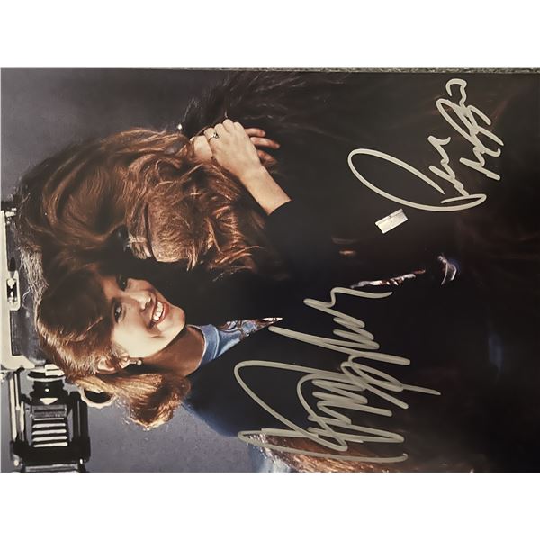 Star Wars Carrie Fisher and Peter Mayhew signed movie photo